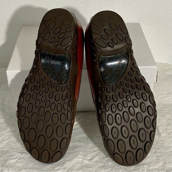 Merrell Plaza Moc Wedge Moccasins Women’s Size 8.5 Dark Autumn Leather Slip-ons - Picture 8 of 10